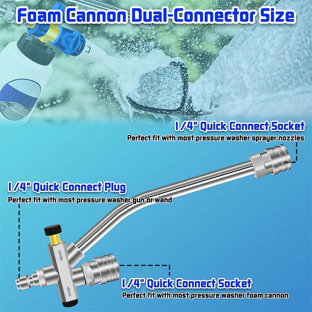 Saker® Foam Cannon Dual Connector Accessory
