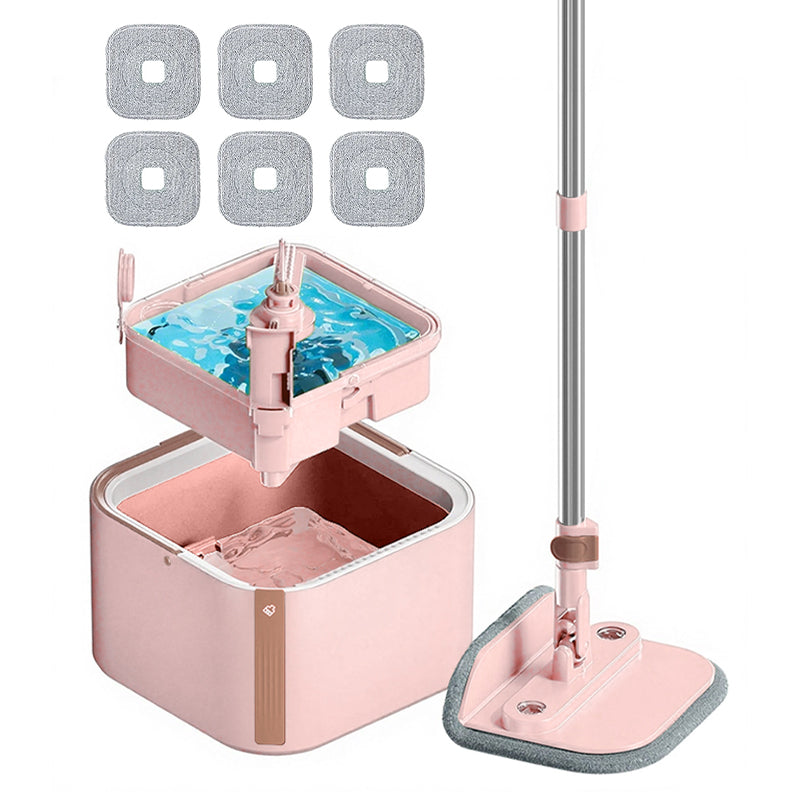Sakerplus Upgrade Spin Mop Bucket with Detachable Inner Bucket