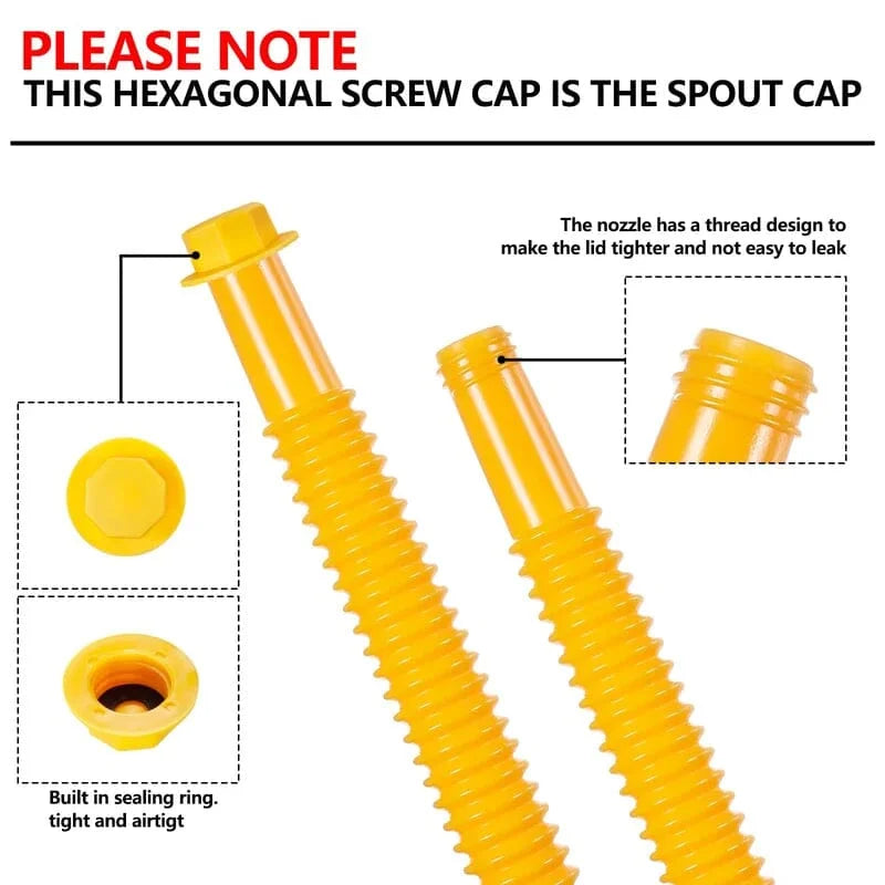 Sakerplus® Upgraded Replacement Gas Can Spout With Flexible Nozzle