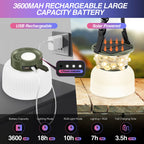 SakerPlus® Solar Camping String Lights