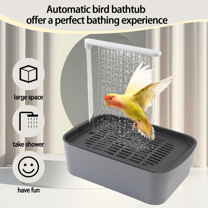 Sakerplus® Automatic Bird Bath Fountain Box