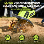 Saker® Cordless Garden Tiller For Easy Soil