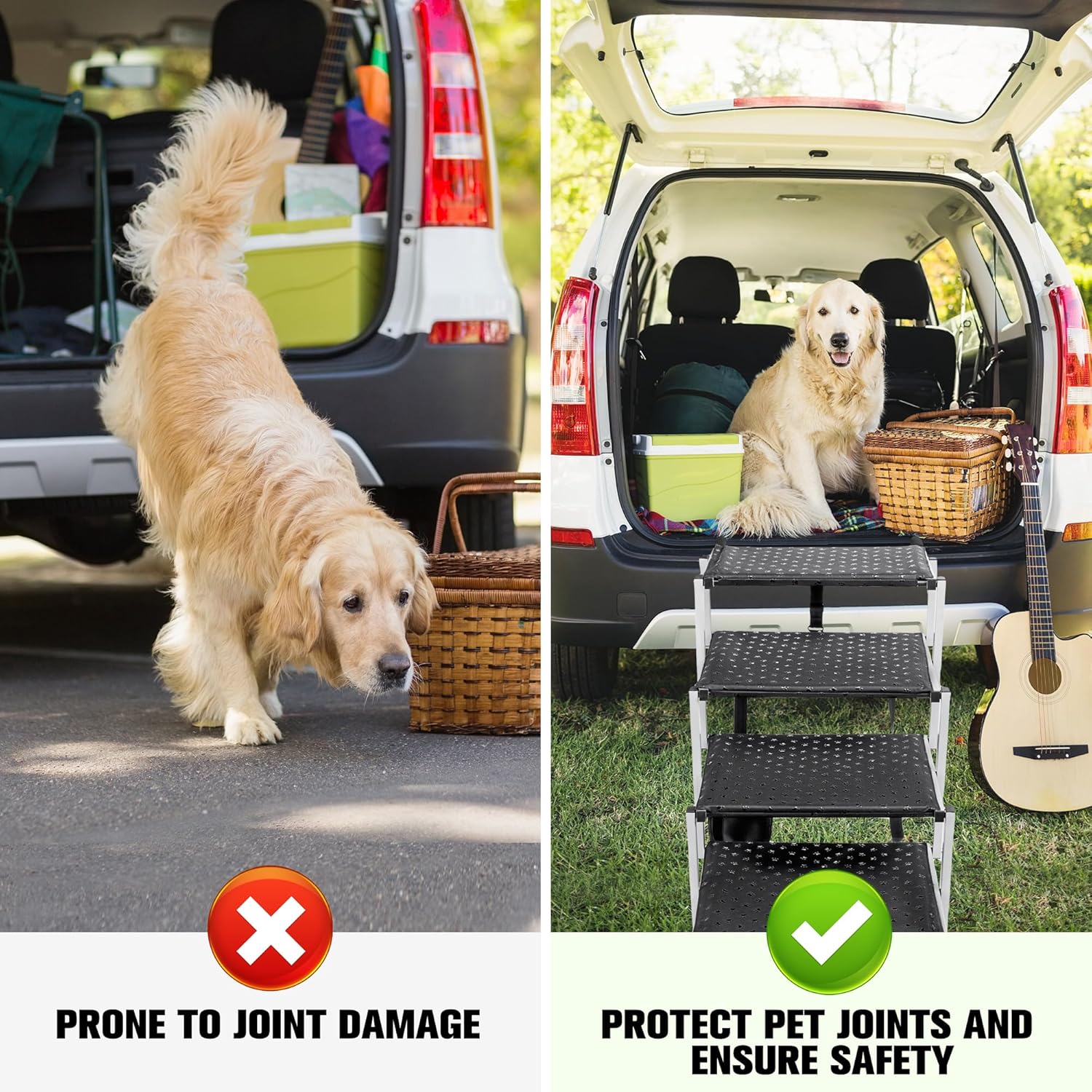 Sakerplus® Dog Ramps for Cars