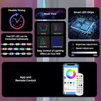 Sakerplus Smart RGB Outdoor Lights for Decor