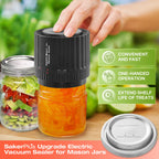 SakerPlus Electric Mason Jar Vacuum Sealer