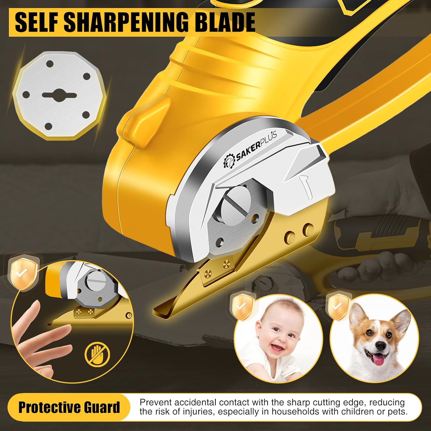 SakerPlus® Cordless Electric Scissors
