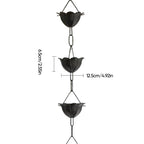 Sakerplus® Nature-Inspired Petal Design Rain Chain