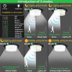 Saker® Solar Shed Barn Lights