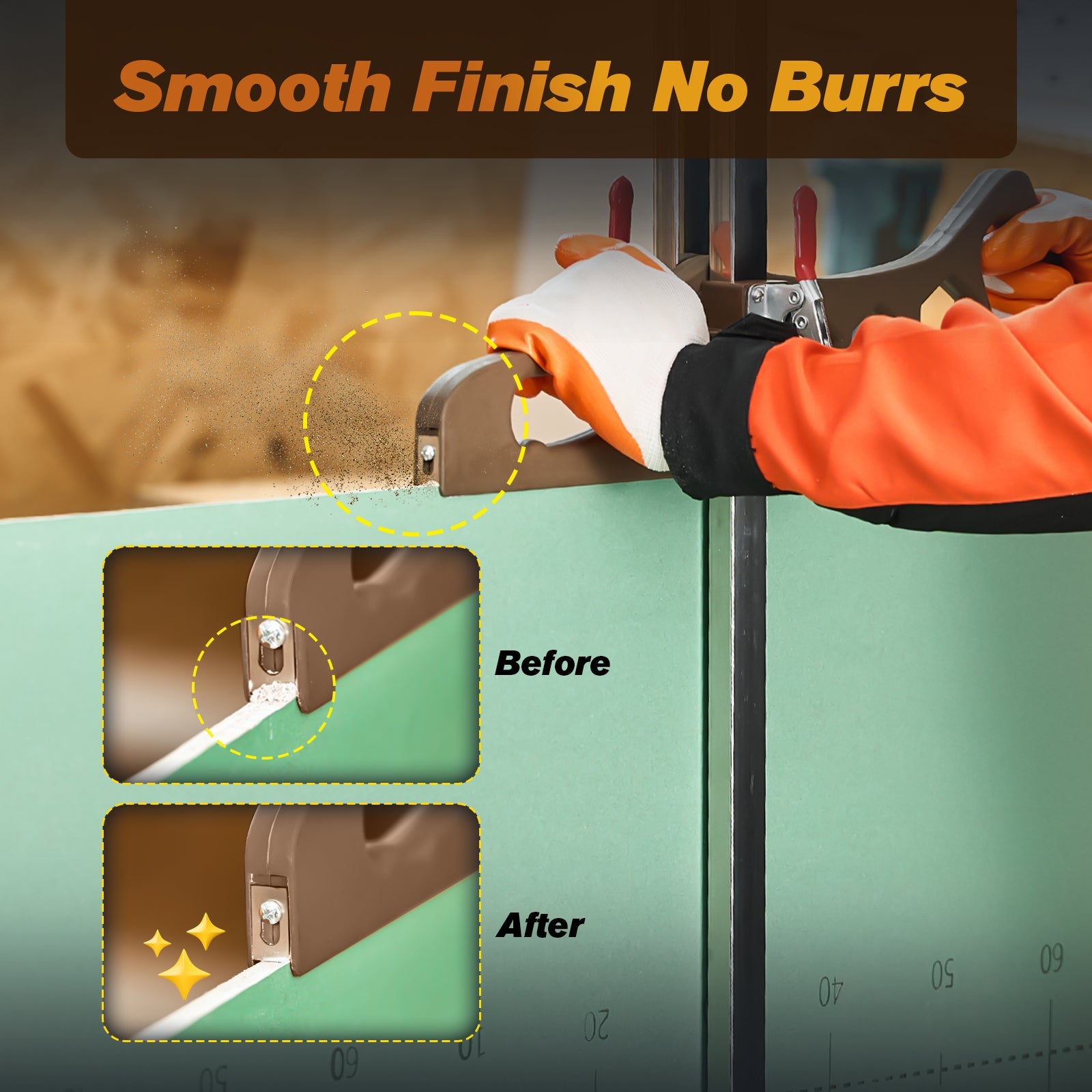 Sakerplus Foldable Drywall Cutting Tool