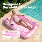 Sakerplus® Extra Large Inflatable Sunbathing Pool Lounger