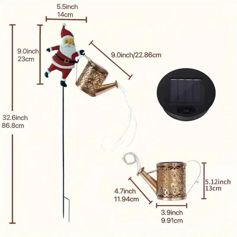 Sakerplus® Solar Watering Can Garden Lights