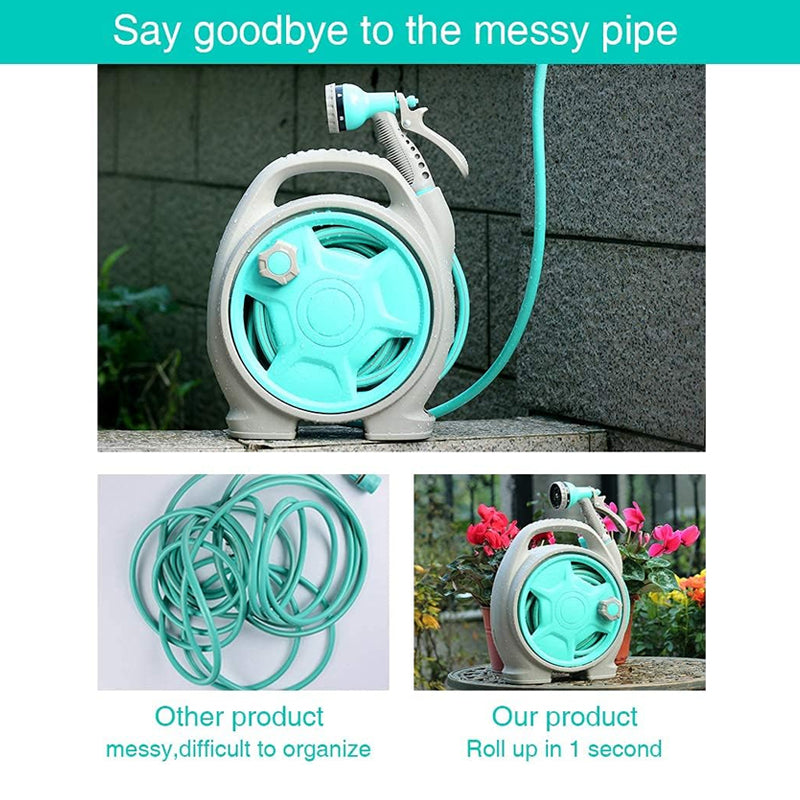 Sakerplus® Retractable Portable Garden Hose Reel