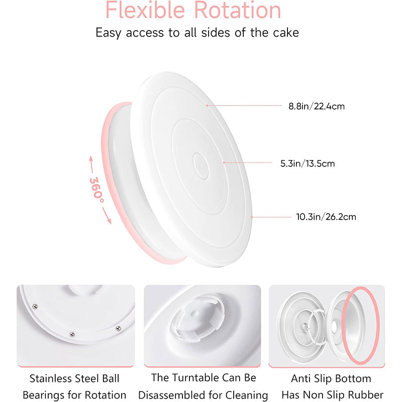 Sakerplus® Cake Decorating Turntable Supplies Kit