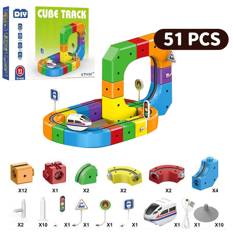 Sakerplus® 3D STEM Electric Train Set