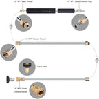 Sakerplus® Pressure Washer Extension Wand Set