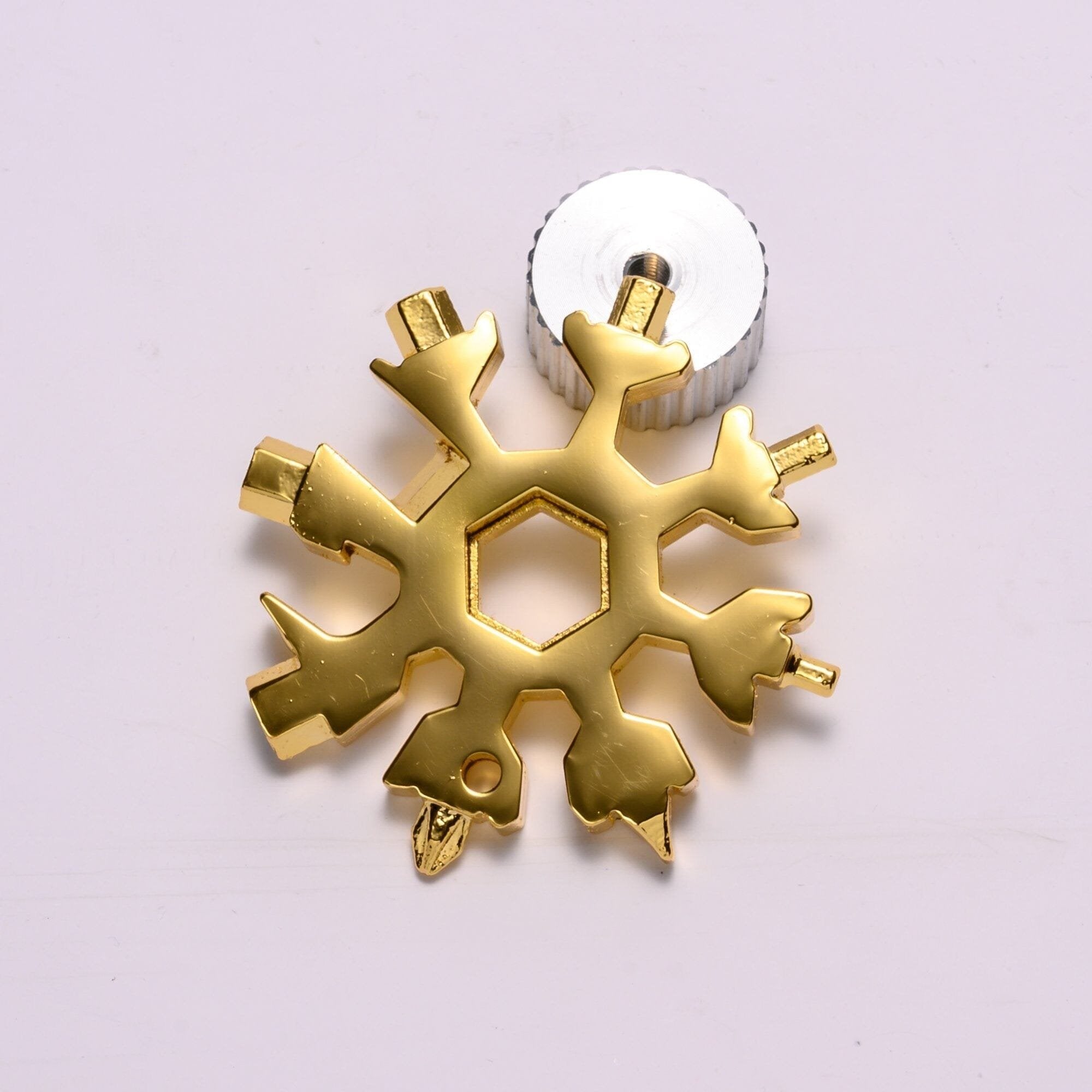 Sakerplus 18-in-1 Stainless Steel Snowflakes Multi-tool