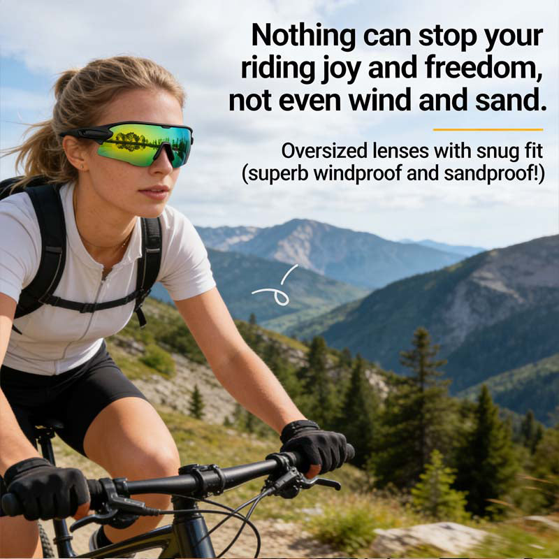 Sakerplus® Lightweight Polarized Sports Sunglasses