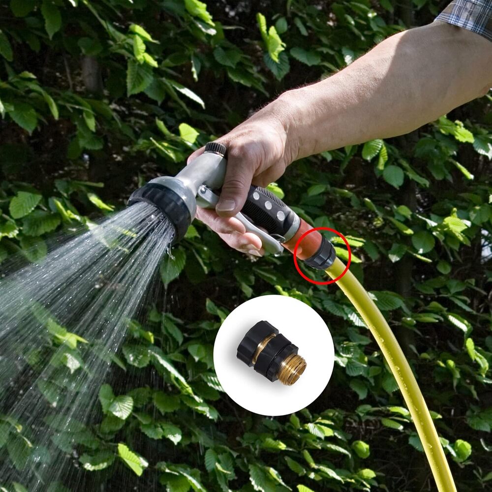 Sakerplus® 3/4 Inch Garden Hose Quick Connector