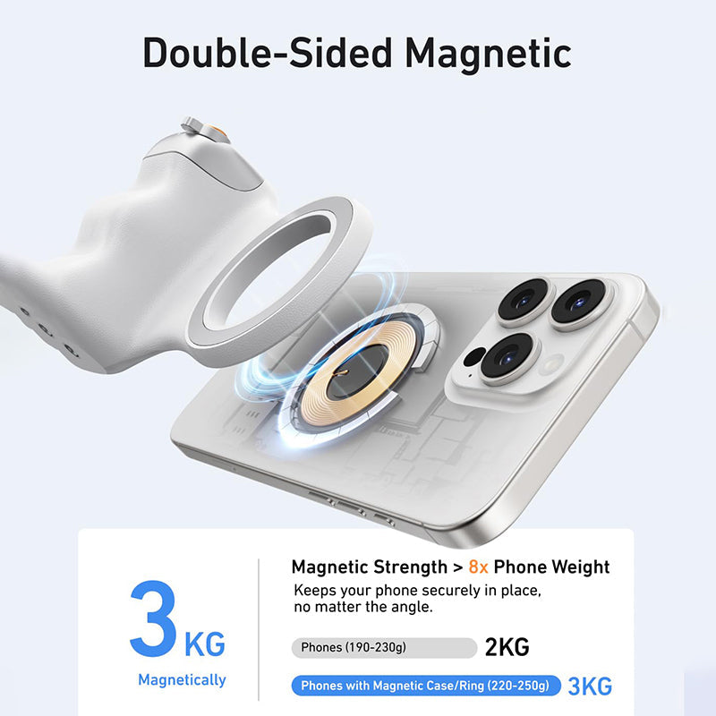 Sakerplus Fun Shot Magnetic Grip & Magnetic Selfie Light