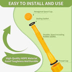 Sakerplus® Upgraded Replacement Gas Can Spout With Flexible Nozzle