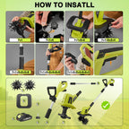 Saker® Cordless Garden Tiller For Easy Soil