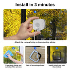 Sakerplus® Smart 2K Window Security Camera