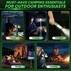 Sakerplus® Outdoor Lighting Solution - SakerPlus Camping Lantern with Four Led Lamps