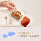 Sakerplus® Two Compartment Snackle Box Container