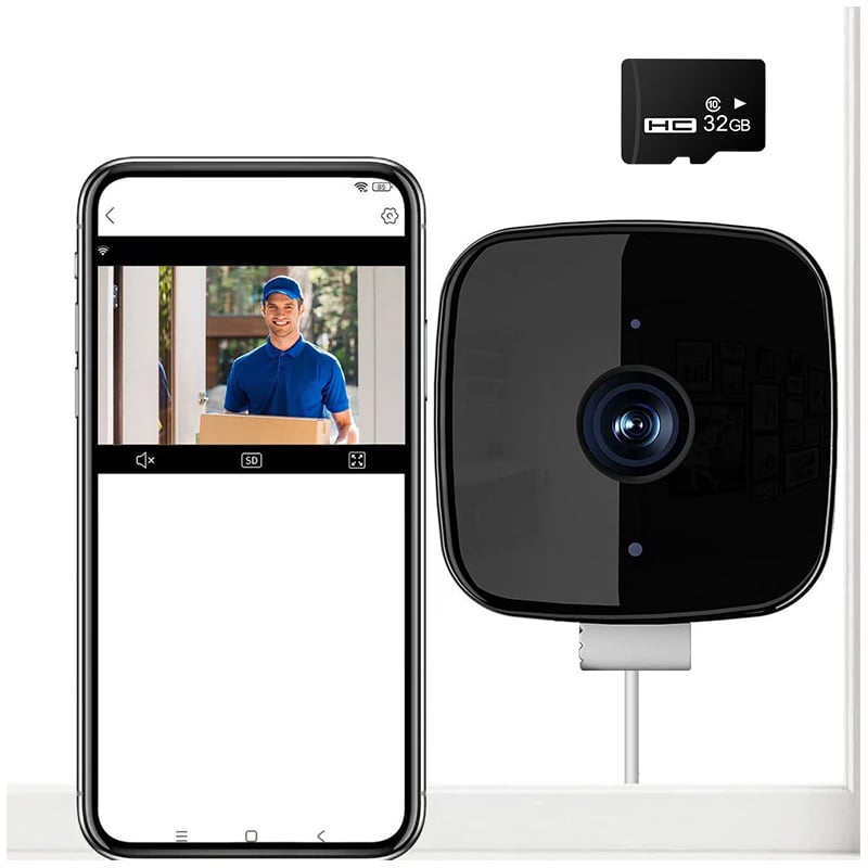 Sakerplus® Smart 2K Window Security Camera