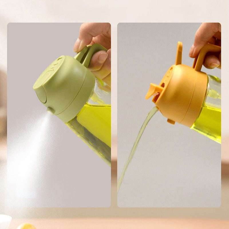 Sakerplus 2-in-1 Glass Oil Sprayer and Dispenser