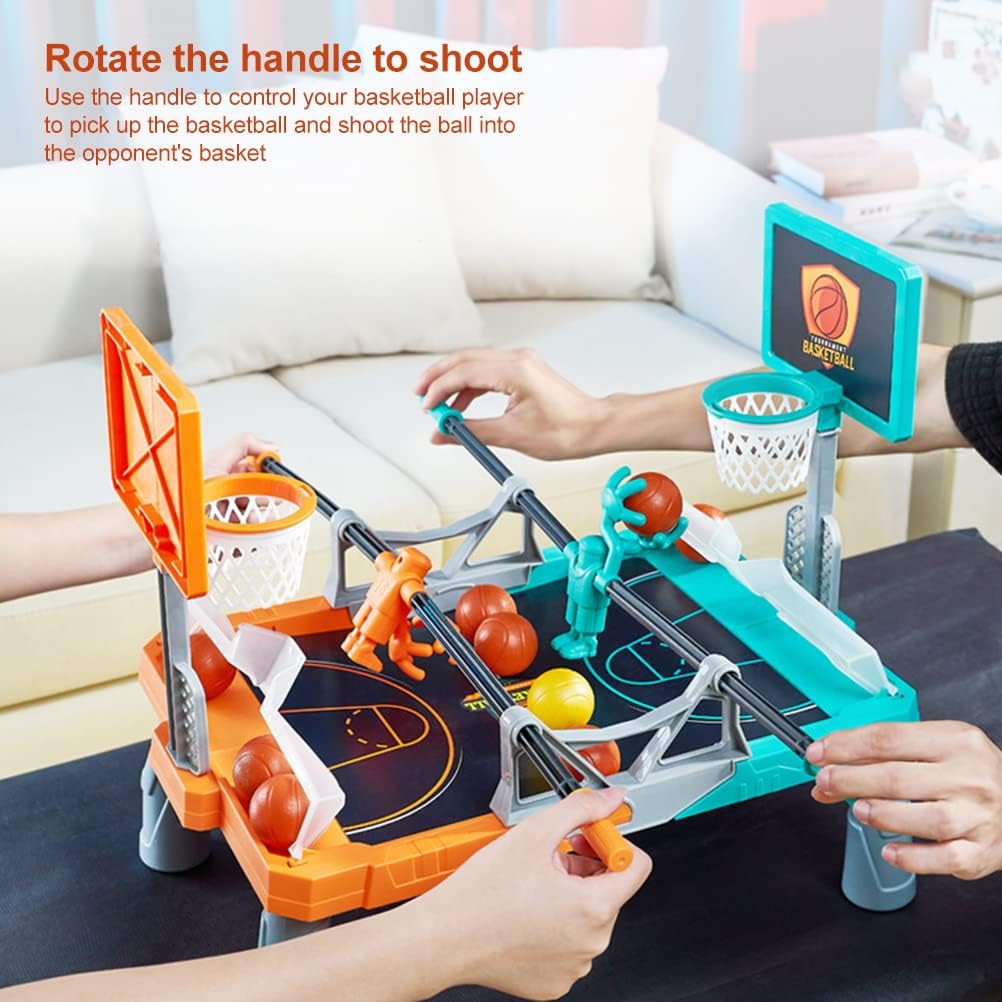 Sakerplus® Double Player Tabletop Basketball Game