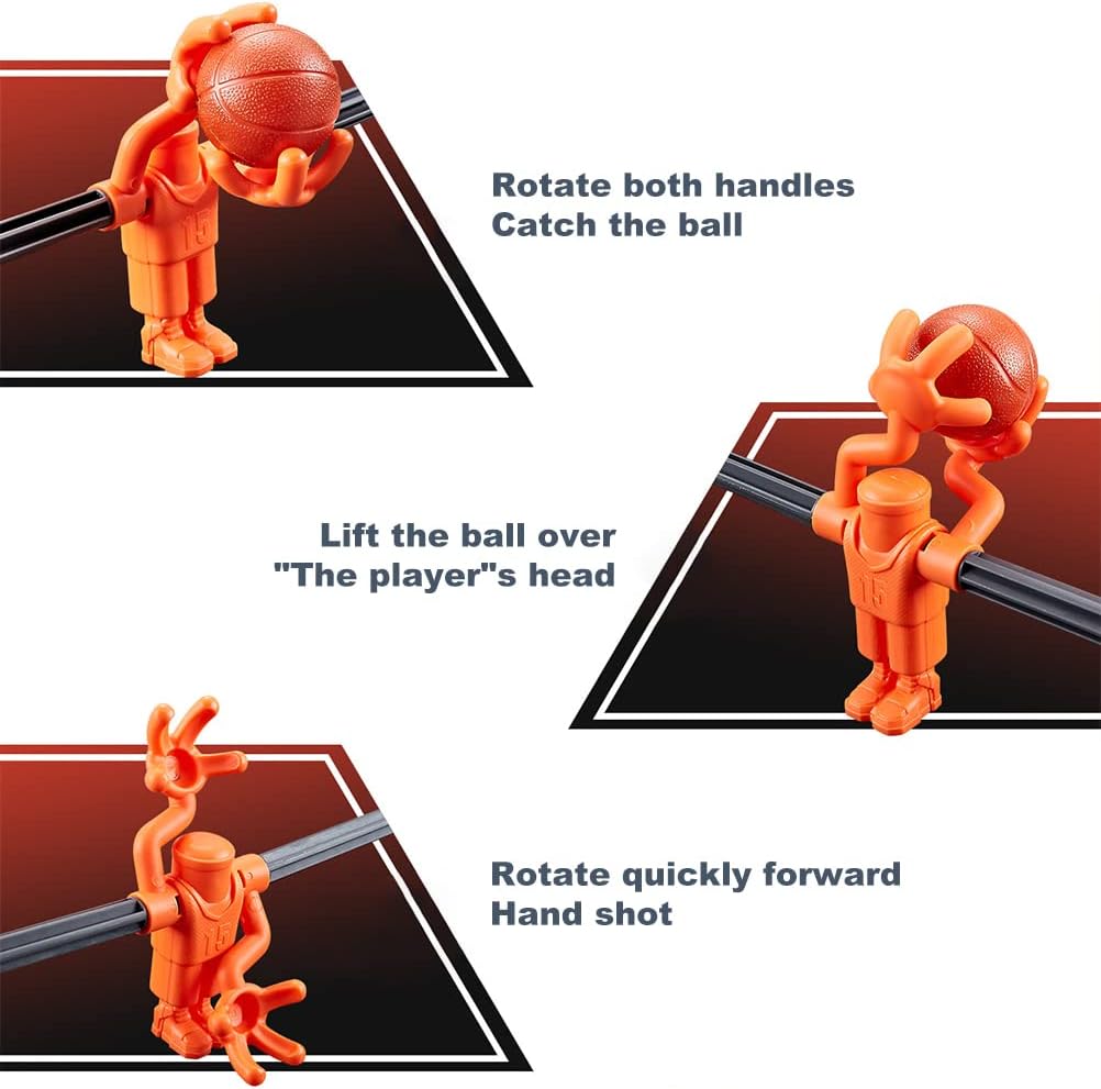 Sakerplus® Double Player Tabletop Basketball Game