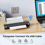 Sakerplus Wireless Thermal Mobile Printer