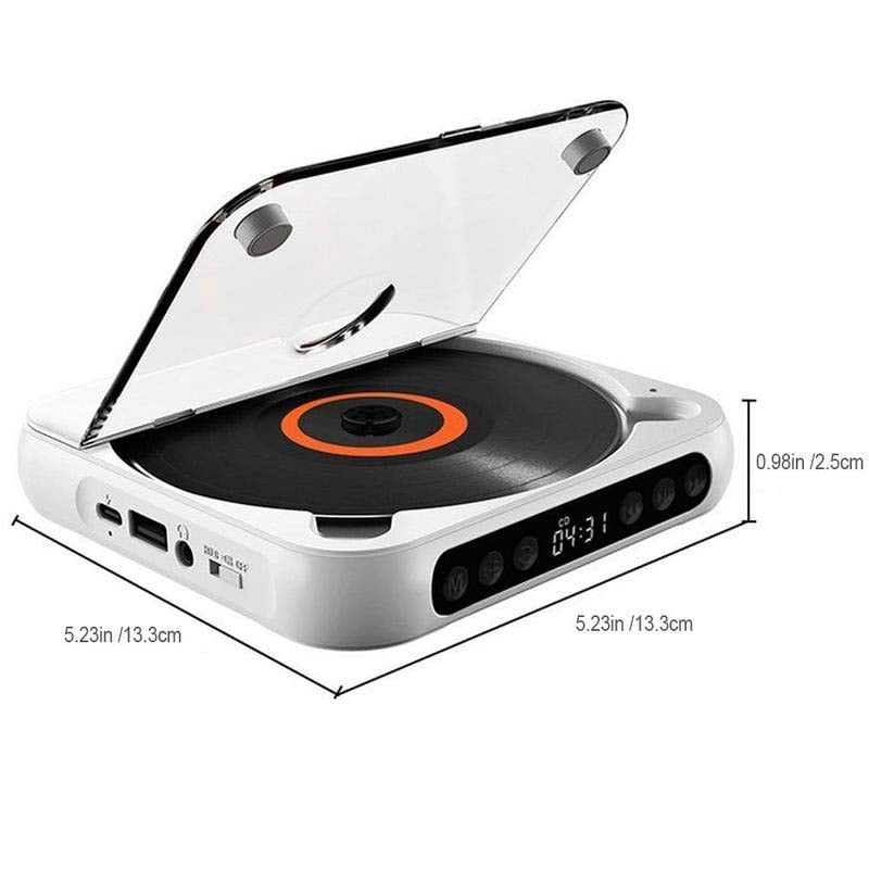 Sakerplus® Portable Bluetooth CD Player