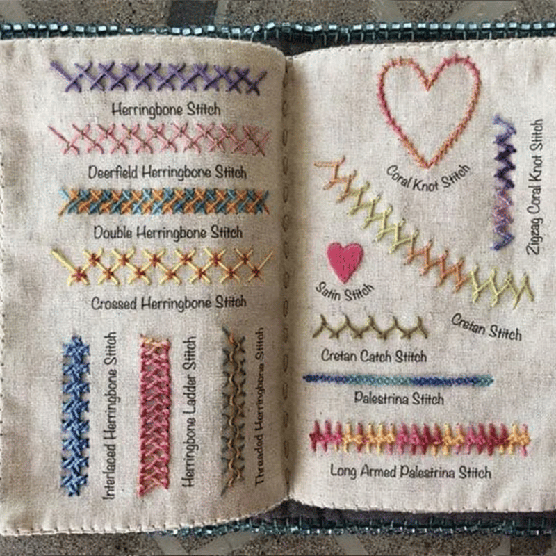 Sakerplus All-Scenario Embroidery Stitch Book Kit
