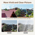 Sakerplus® Smart 2K Window Security Camera