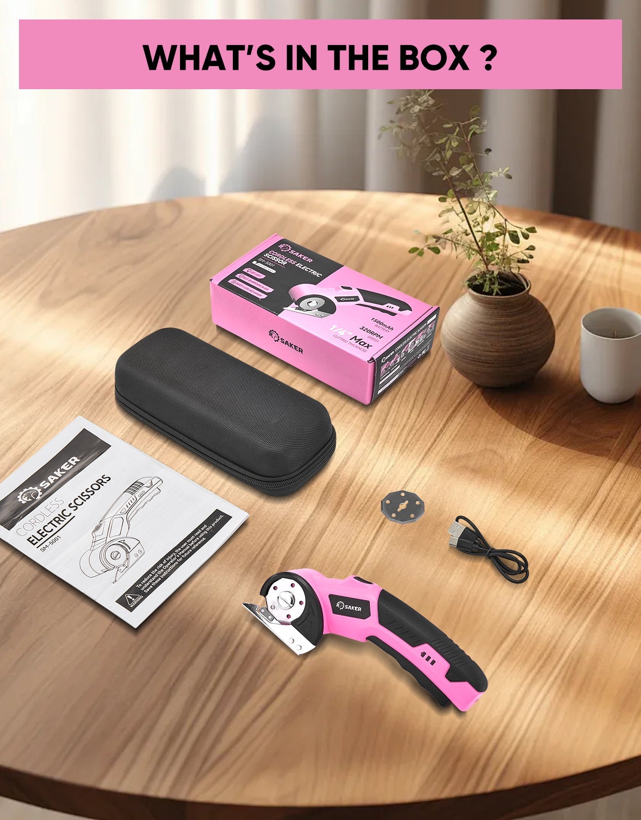 Sakerplus Cordless Electric Scissors