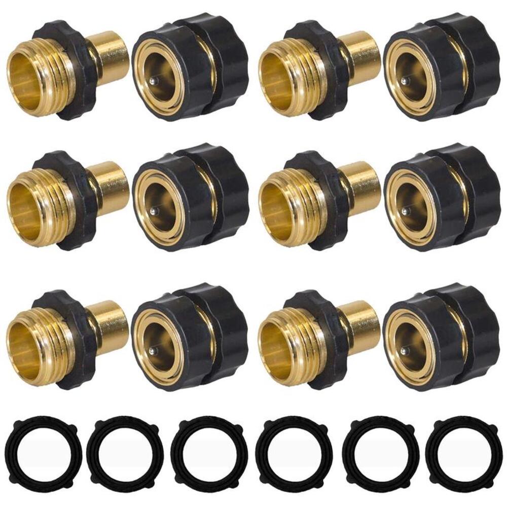 Sakerplus® 3/4 Inch Garden Hose Quick Connector