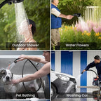Sakerplus Portable Rechargeable Outdoor Camping Shower Pump
