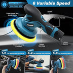 Sakerplus Cordless Car Buffer Polisher