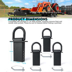 Sakerplus® Heavy-Duty Stake Pocket D Rings