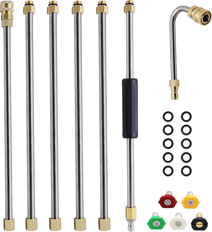 Sakerplus® Pressure Washer Extension Wand Set