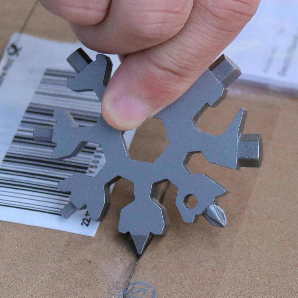 Sakerplus 18-in-1 Stainless Steel Snowflakes Multi-tool