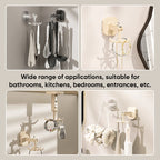 SAKER® Suction Cup Six-Claw Swivel Hook