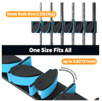 Wall Mounted Fishing Rod Rack