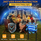 Sakerplus Outdoor Solar Bug Zapper