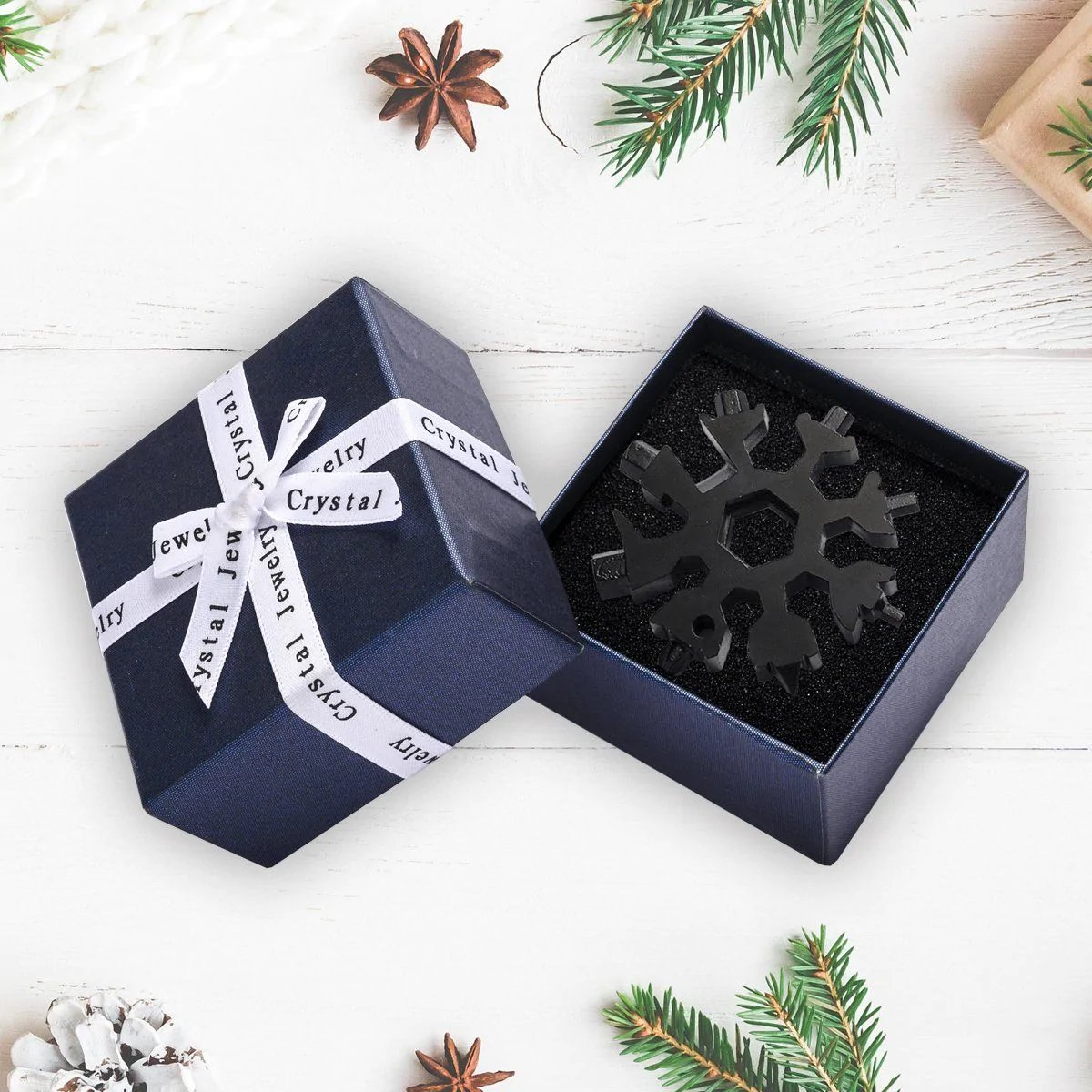 Sakerplus 18-in-1 Stainless Steel Snowflakes Multi-tool