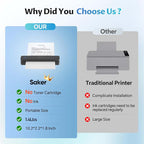 Sakerplus Wireless Thermal Mobile Printer