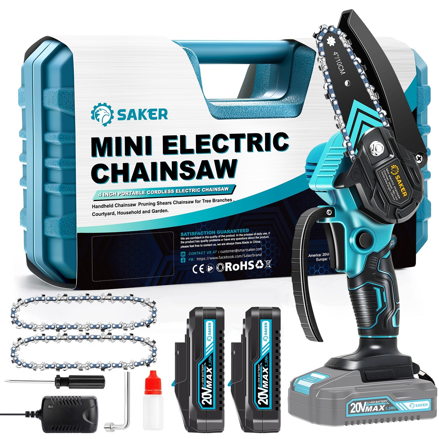 Saker Mini Chainsaw Accessories - Battery