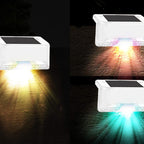 Sakerplus Solar Deck Lights Outdoor 4 Pack